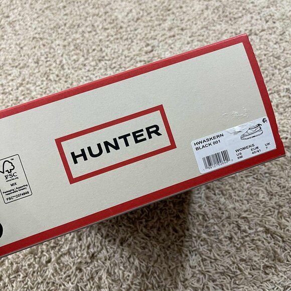 Hunter Women's Askern Waterproof Slip-On Booties Shoes Black, Size 9M (New) - Picture 12 of 15